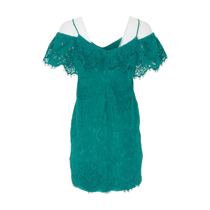 Green Petite Floral Mini Dress