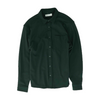 Green Solid Long Sleeve Button Down