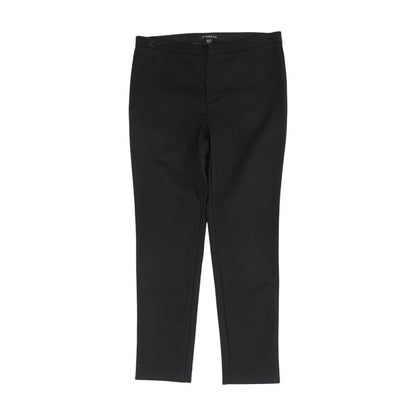 Black Solid Dress Pants