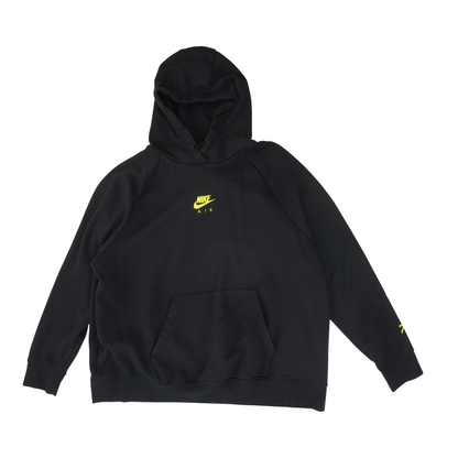 Black Solid Hoodie Pullover