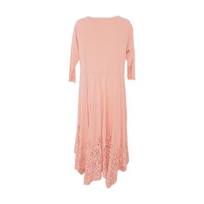 Peach Plus Midi Dress