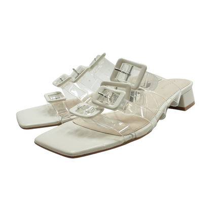 Clear Block Heels