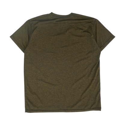 Brown Solid Active T-Shirt