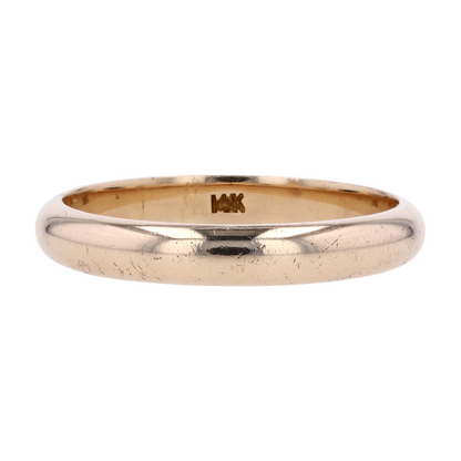 14K Yellow Gold Band Ring