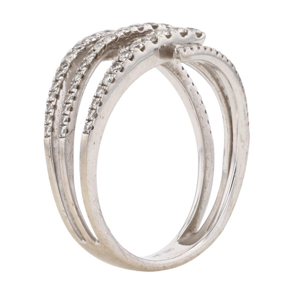 1/2 ctw 14K White Gold Diamond Fashion Ring
