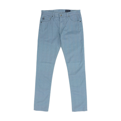 Blue Chevron Slim Pants