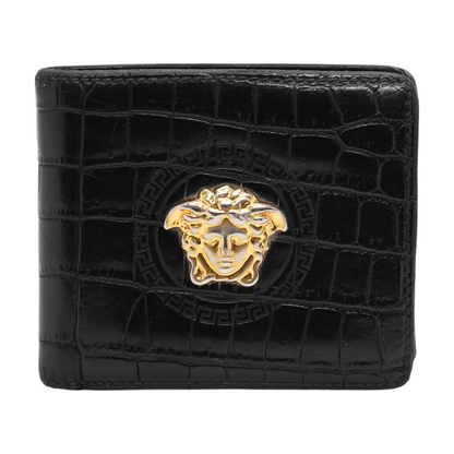Black Medusa Bifold Wallet