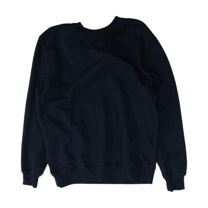Navy Solid Sweatshirt Pullover