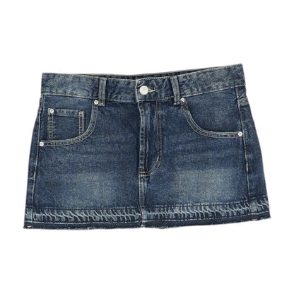 Blue Mini Skirt