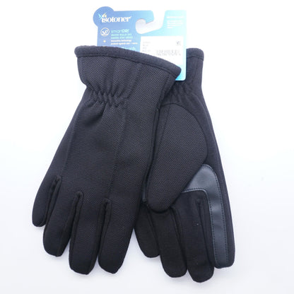 Black 100% Polyester Smart Dri Gloves