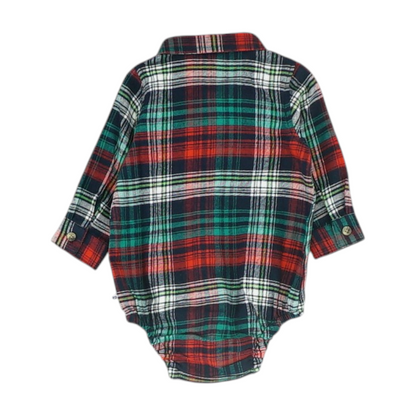 Multi Plaid Onesie