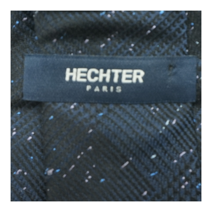 Navy Print Neck Tie