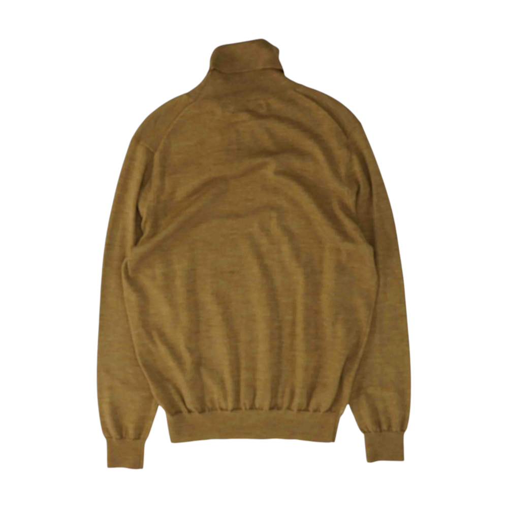 Brown Solid Pullover Sweater