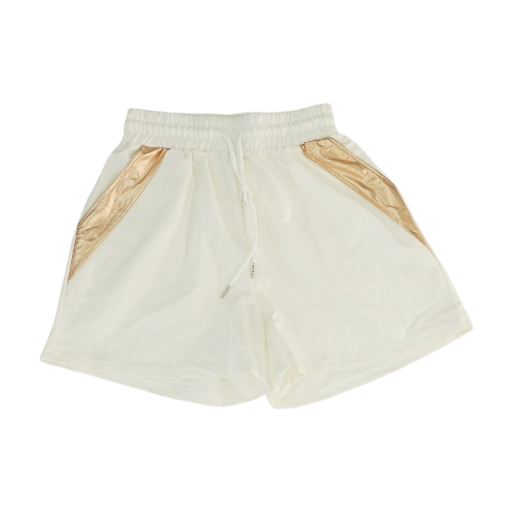 White Solid Short Set