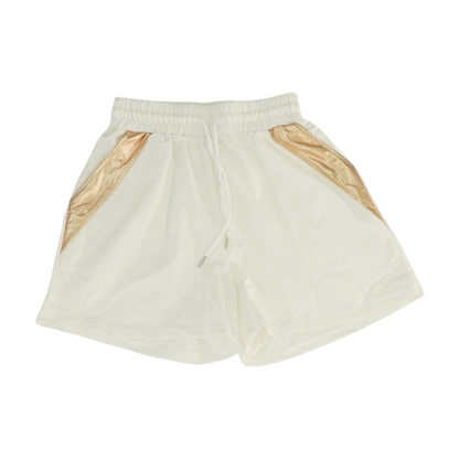 White Solid Short Set