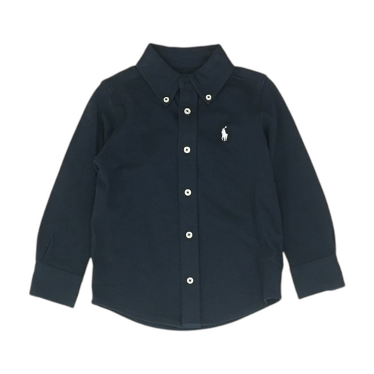 Navy Long Sleeve Button Down