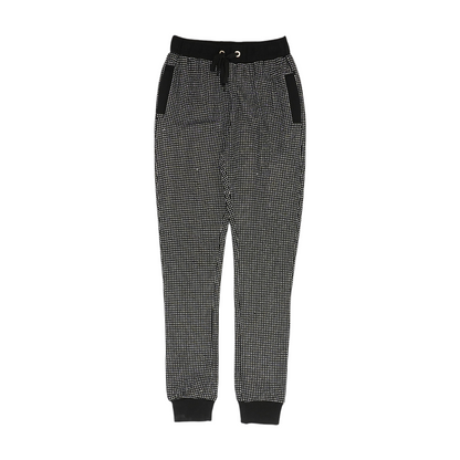 Black Polka Dot Regular Pants