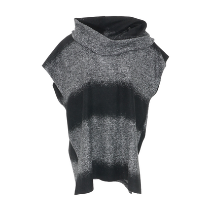 Black Striped Pullover Sweater