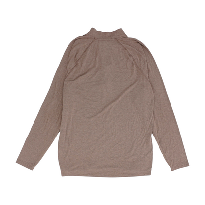 Red Solid 1/4 Zip Pullover