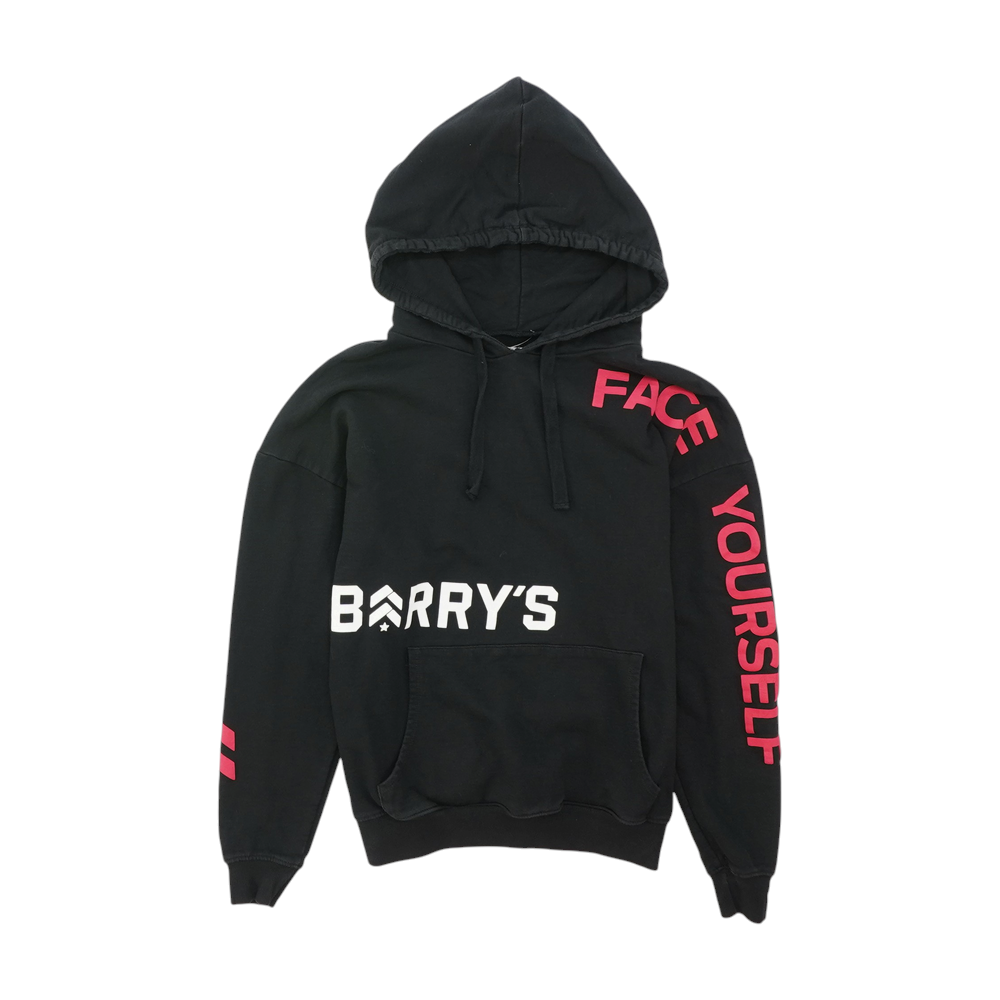 Black Solid Hoodie Pullover