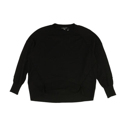 Black Crewneck Knit Top