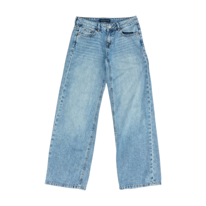 Blue Wide Leg Jeans
