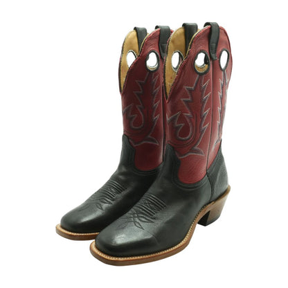 Red Leather Western Boots