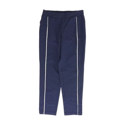 Navy Solid Active Pants