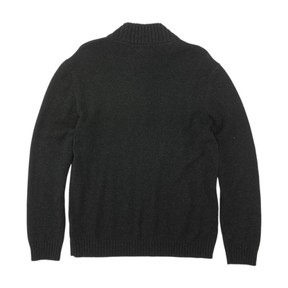 Vintage Black Solid Sweater