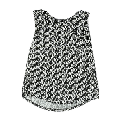 Black Abstract Blouse