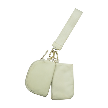 Beige Wristlet Wallet