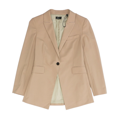Theory Tan Solid Blazer – Image 1