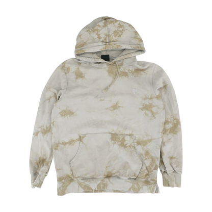 Tan Tie-Dye Hoodie Pullover
