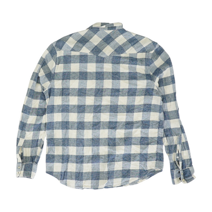 Blue Check Flannel Button Down