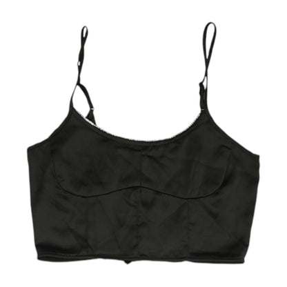 Black Cropped Blouse