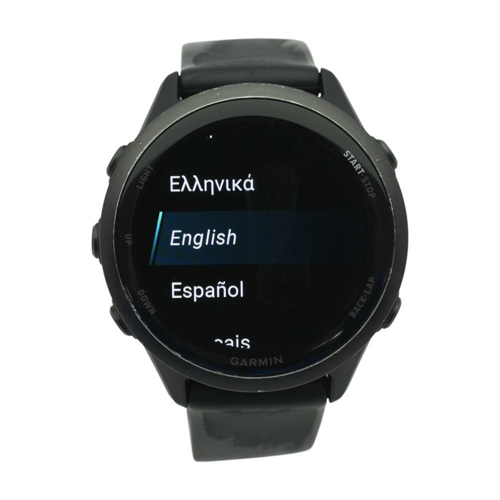 42mm Forerunner 570 Black Smartwatch Black Band M/L
