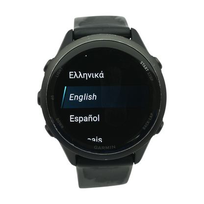 42mm Forerunner 570 Black Smartwatch Black Band M/L