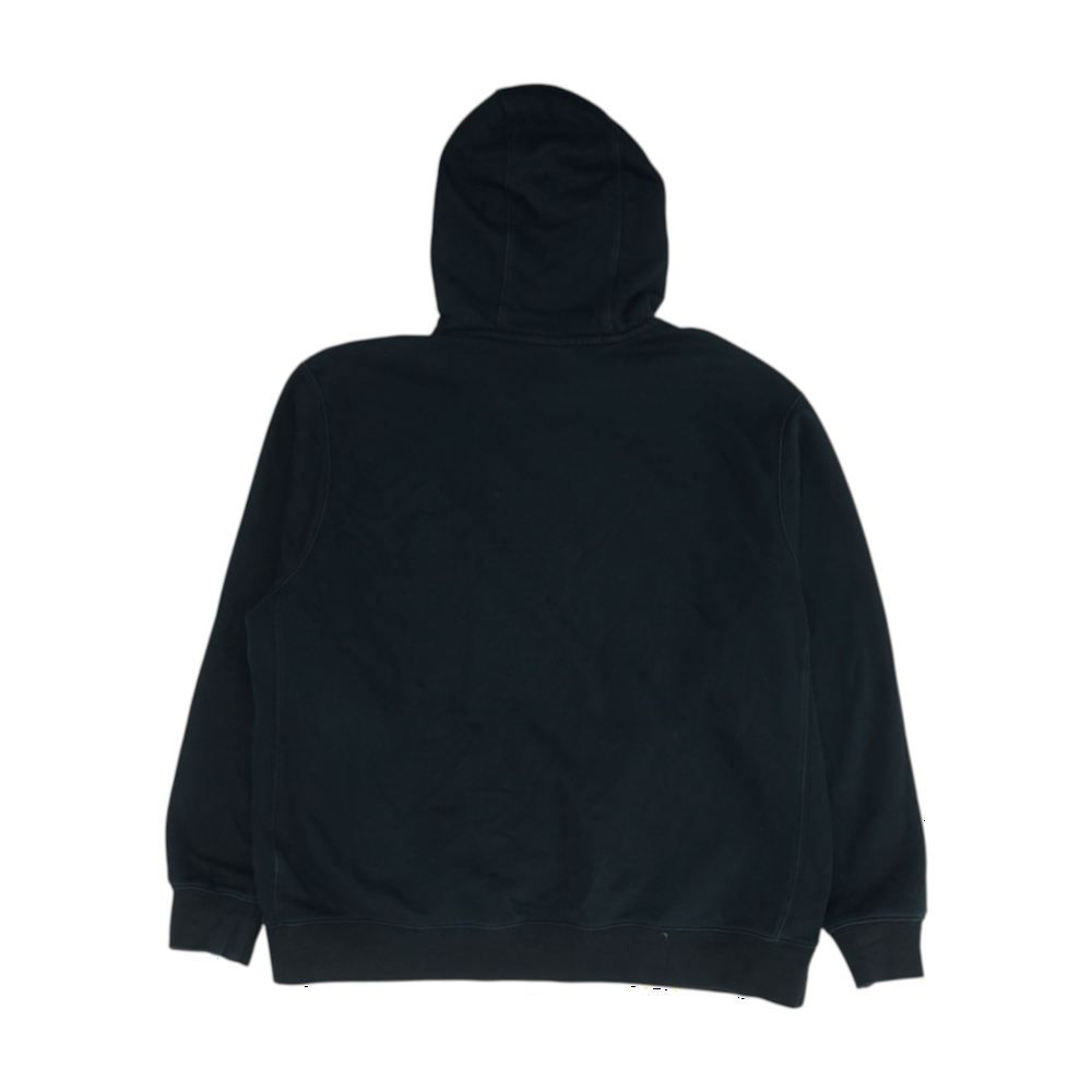 Black Solid Hoodie Pullover