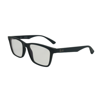 Black RB 7025 Rectangle Prescription Eyewear