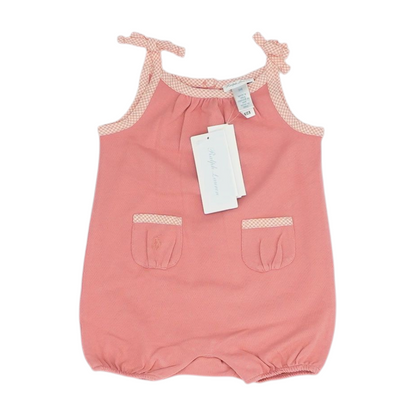 Pink Sleeveless One-Piece