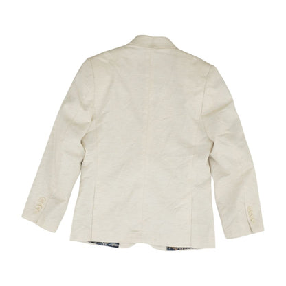 Beige Herringbone Sport Coat