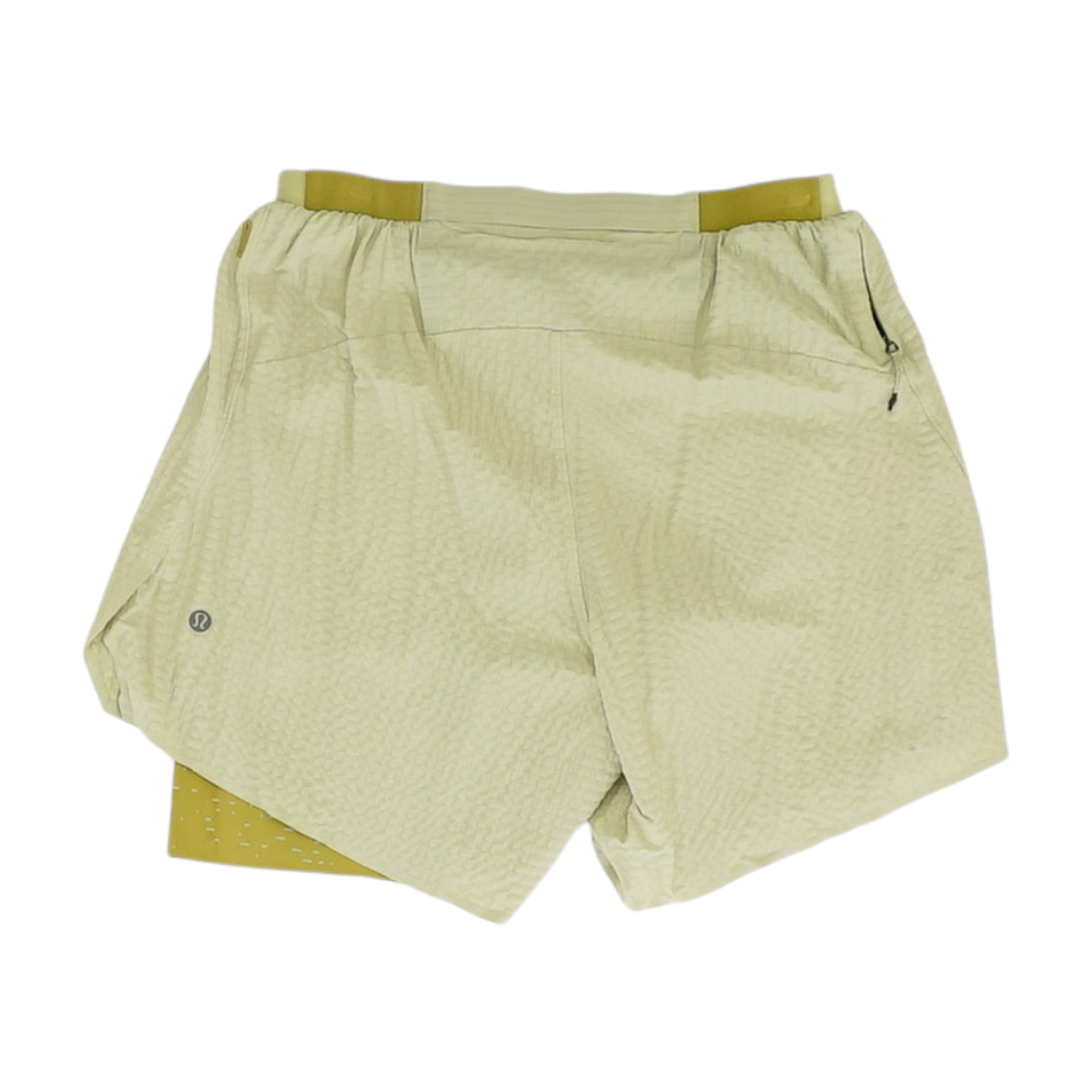 Green Solid Active Shorts