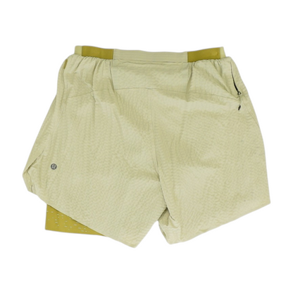 Green Solid Active Shorts