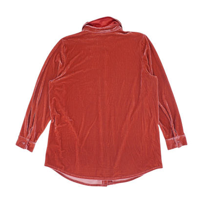 Red Button Down