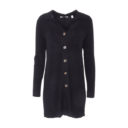 Black Cardigan Sweater