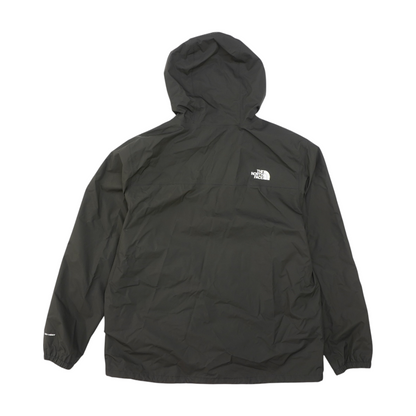 Black Solid Rain Jacket