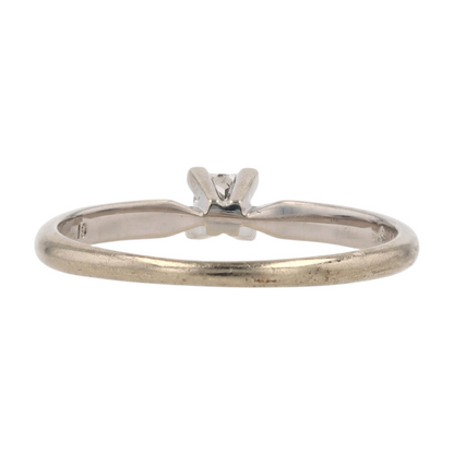 1/5 ctw 14K White Gold Diamond Engagement Ring
