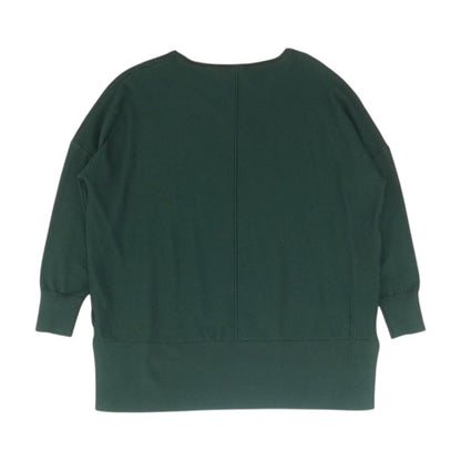 Green Crewneck Knit Top