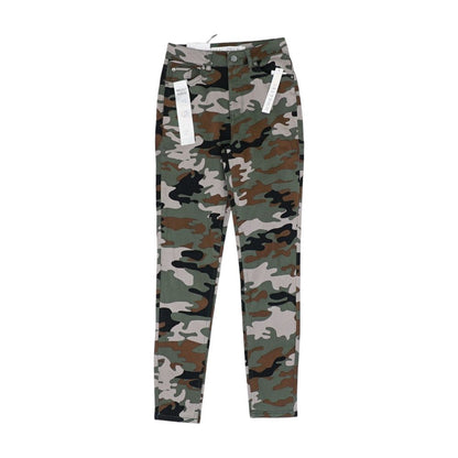 Multi Camo High Rise Skinny Leg Jeans