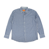 Blue Plaid Long Sleeve Button Down